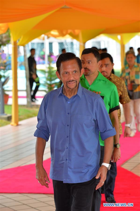 72nd birthday of Brunei's Sultan Haji Hassanal Bolkiah celebrated in Bandar Seri Begawan