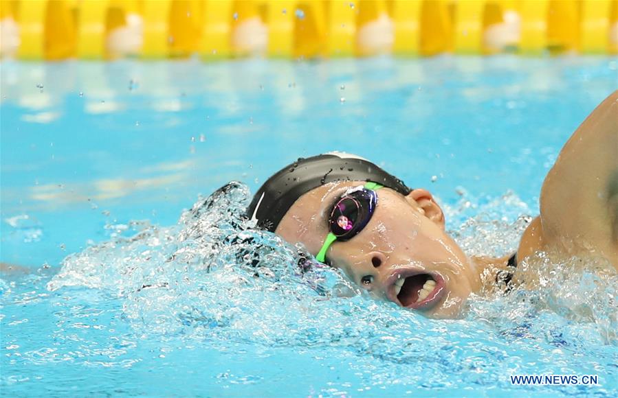 Ohashi Yui wins women's 400m Individual Medley final of swimming at 18th Asian Games