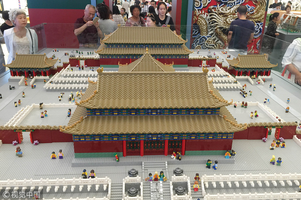 Lego Forbidden City on display in Shanghai