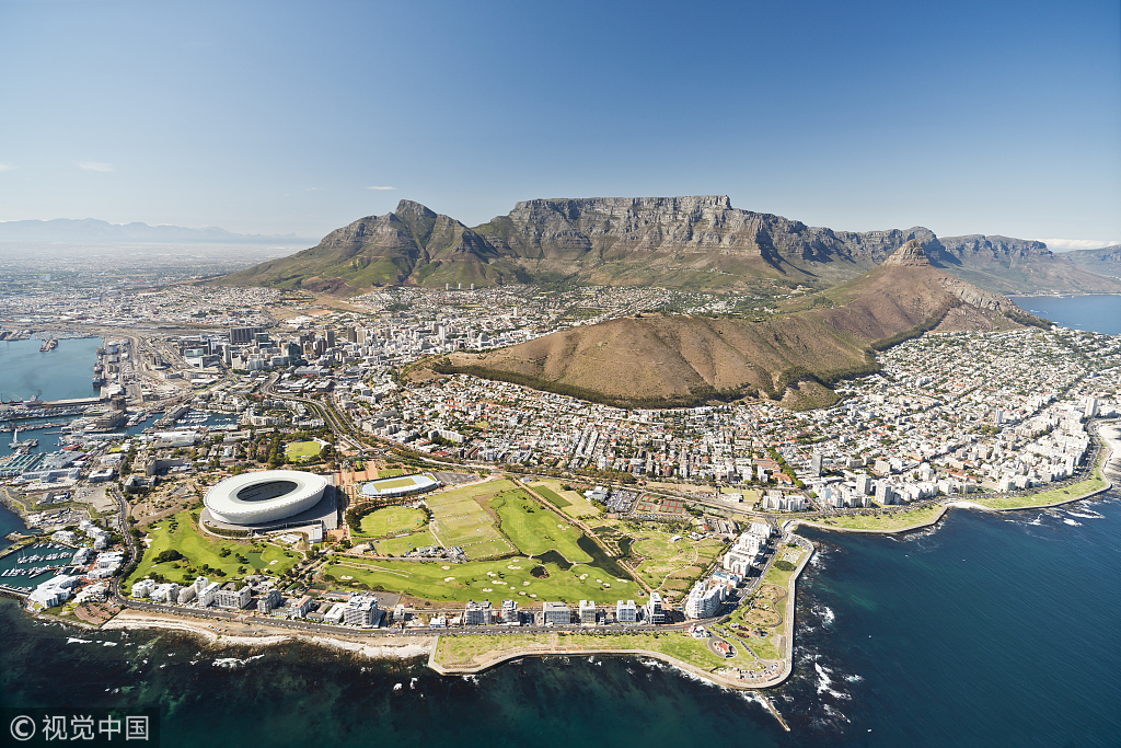 Aerial view of Cape Town, South Africa. [Photo: VCG]