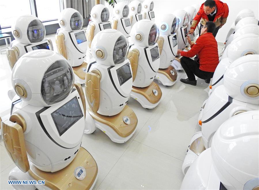 China's Lianyungang boosts development of robot industry