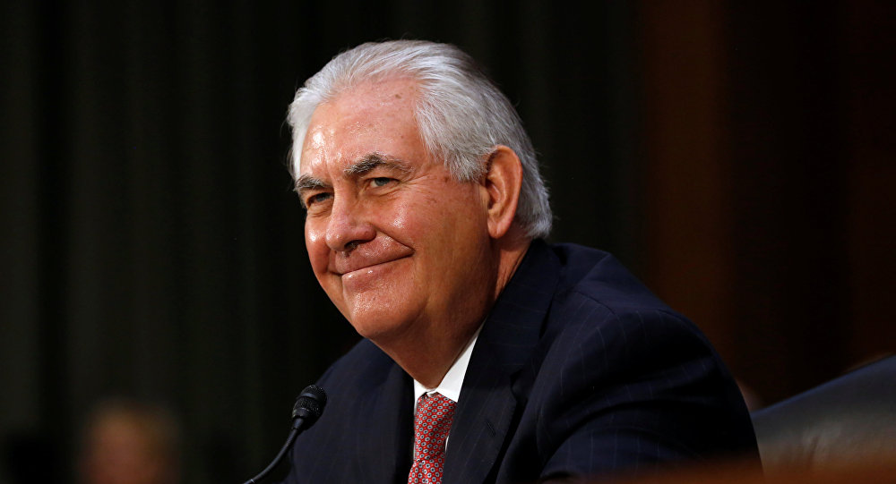 Rex Tillerson, the former chairman and chief executive officer of Exxon Mobil, smiles during his testimony before a Senate Foreign Relations Committee confirmation hearing on his nomination to be U.S. secretary of state in Washington, U.S. January 11, 2017