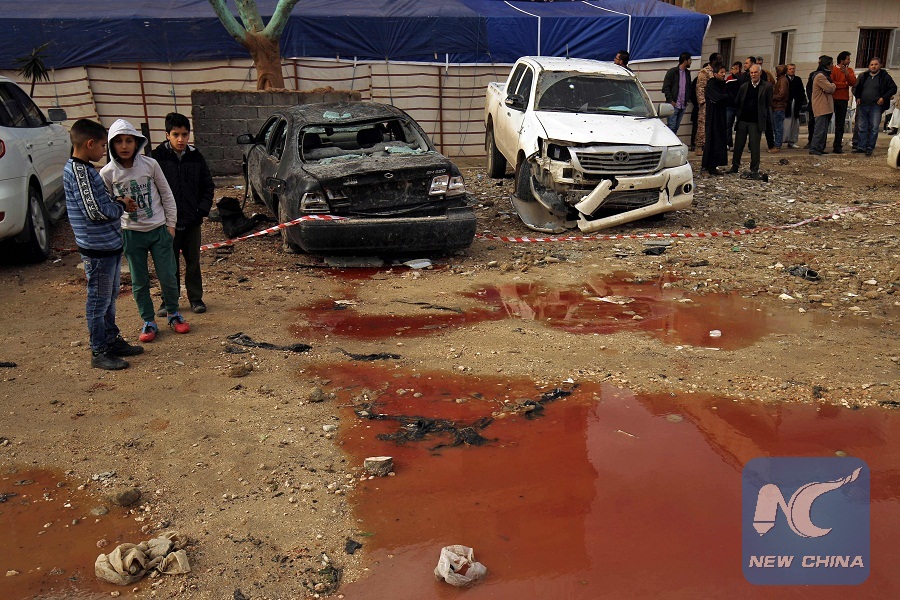 34 killed in twin car bomb attacks in Libya's Benghazi