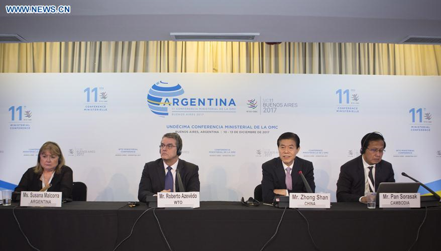 WTO ministers convene for MC11 in Buenos Aires