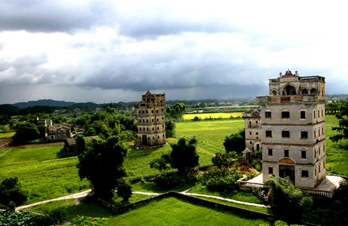 Enjoy hot springs, decorated towers and ancient southern Chinese towns in Kaiping, Guangdong Province 