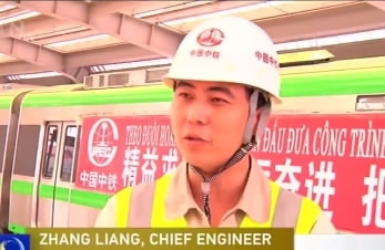 Chinese firm helps Vietnam build its first urban elevated rail