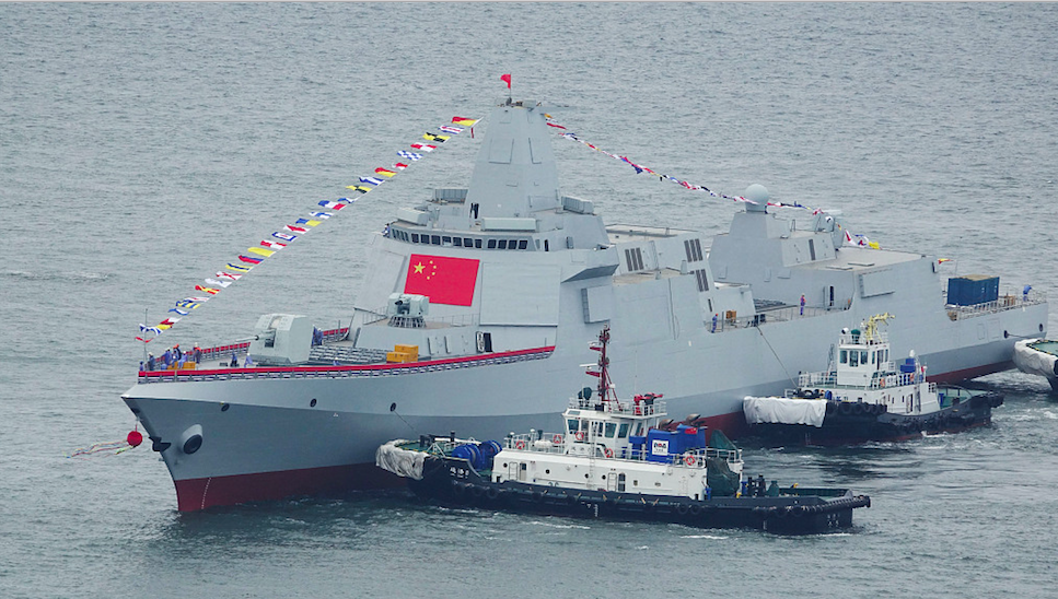 China launches next-generation destroyers expected to be armed with electromagnetic railgun
