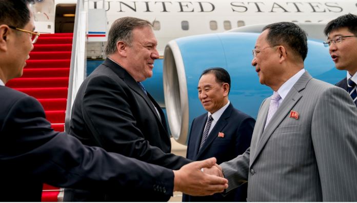 Pompeo arrives in North Korea to hammer out denuclearization details