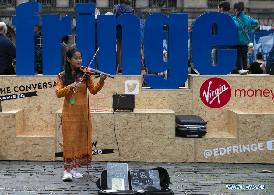 Edinburgh Festival Fringe 2018 held in Scotland, Britain