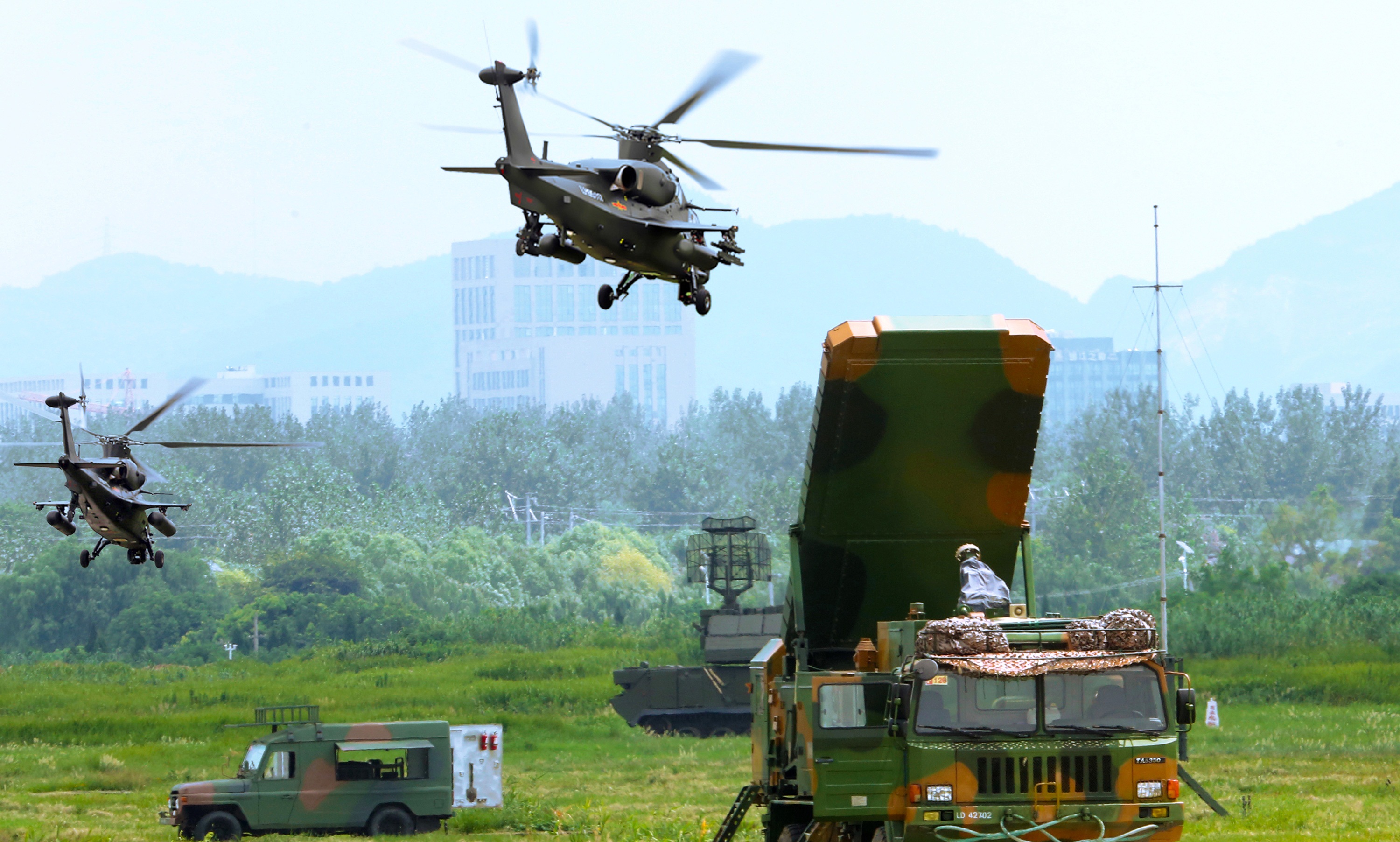 Army aviation brigade conducts joint training with air defense brigade