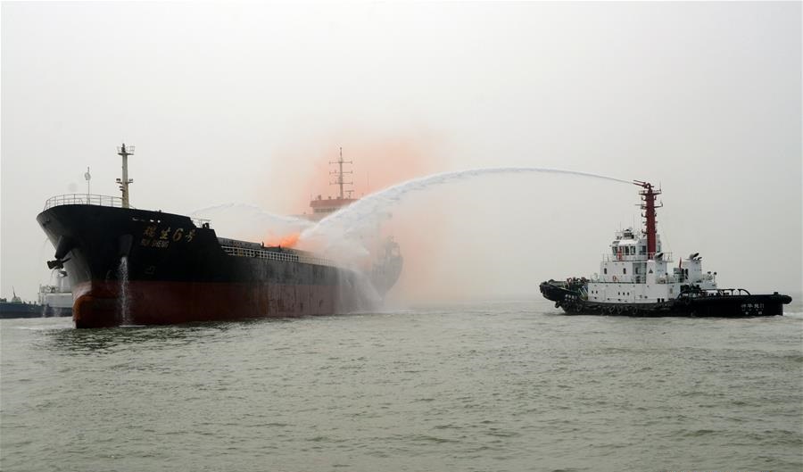 Joint maritime emergency drill held in N China's Hebei