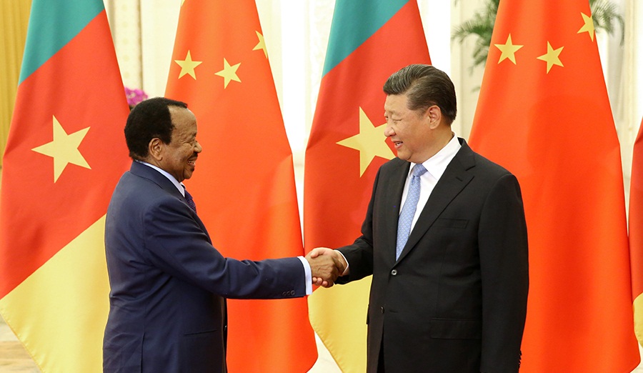 Xi meets Cameroonian president on bilateral ties