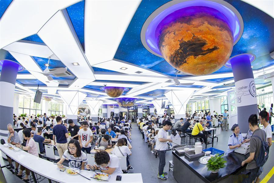In pics: new dining hall in Nanjing University of Aeronautics and Astronautics