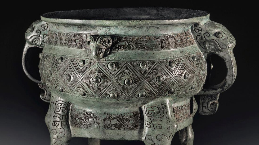 Rare Chinese bronze ritual vessel to be auctioned at Christie's Asian Art Week 