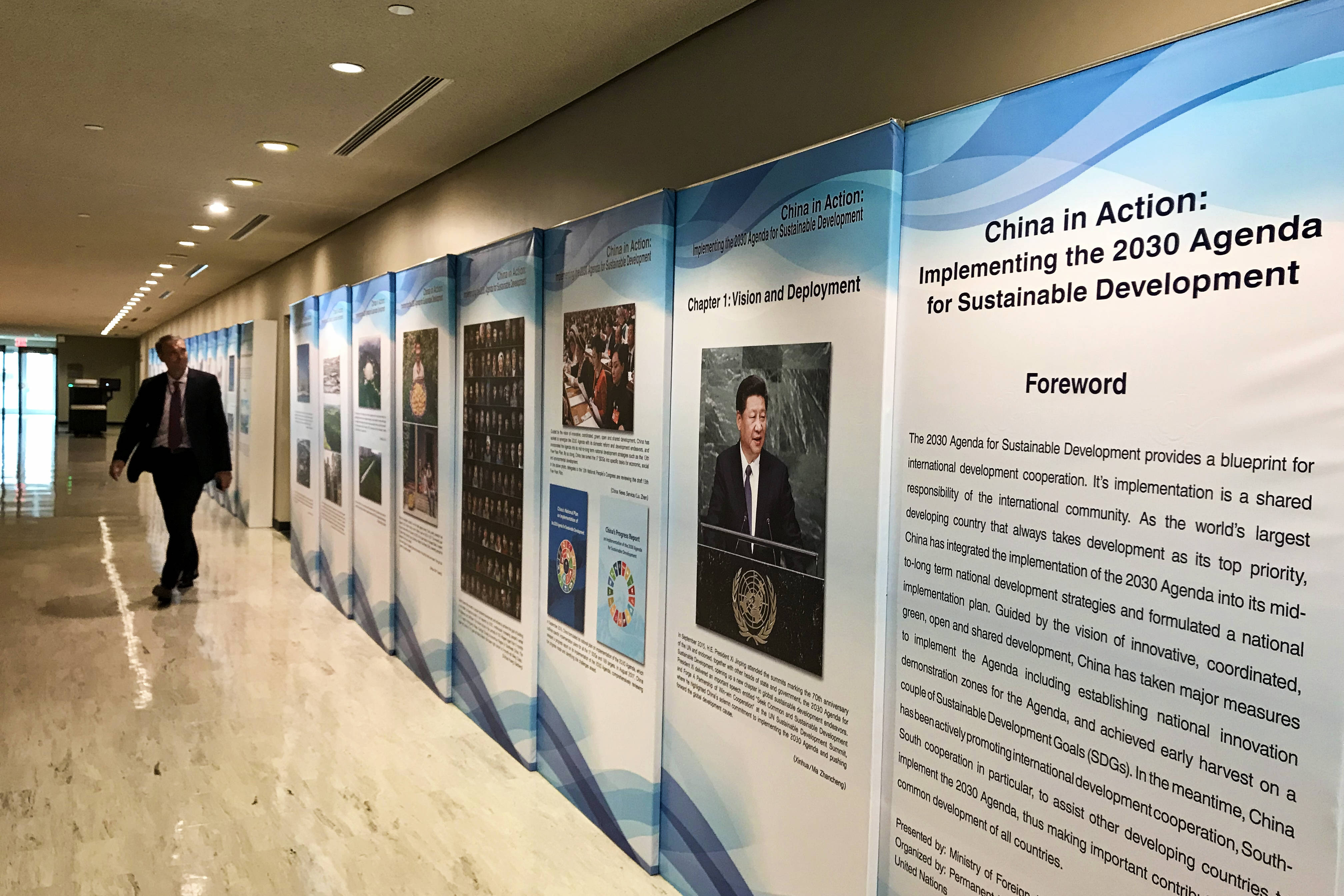 China holds photo exhibit on 2030 Sustainable Development Agenda at UN